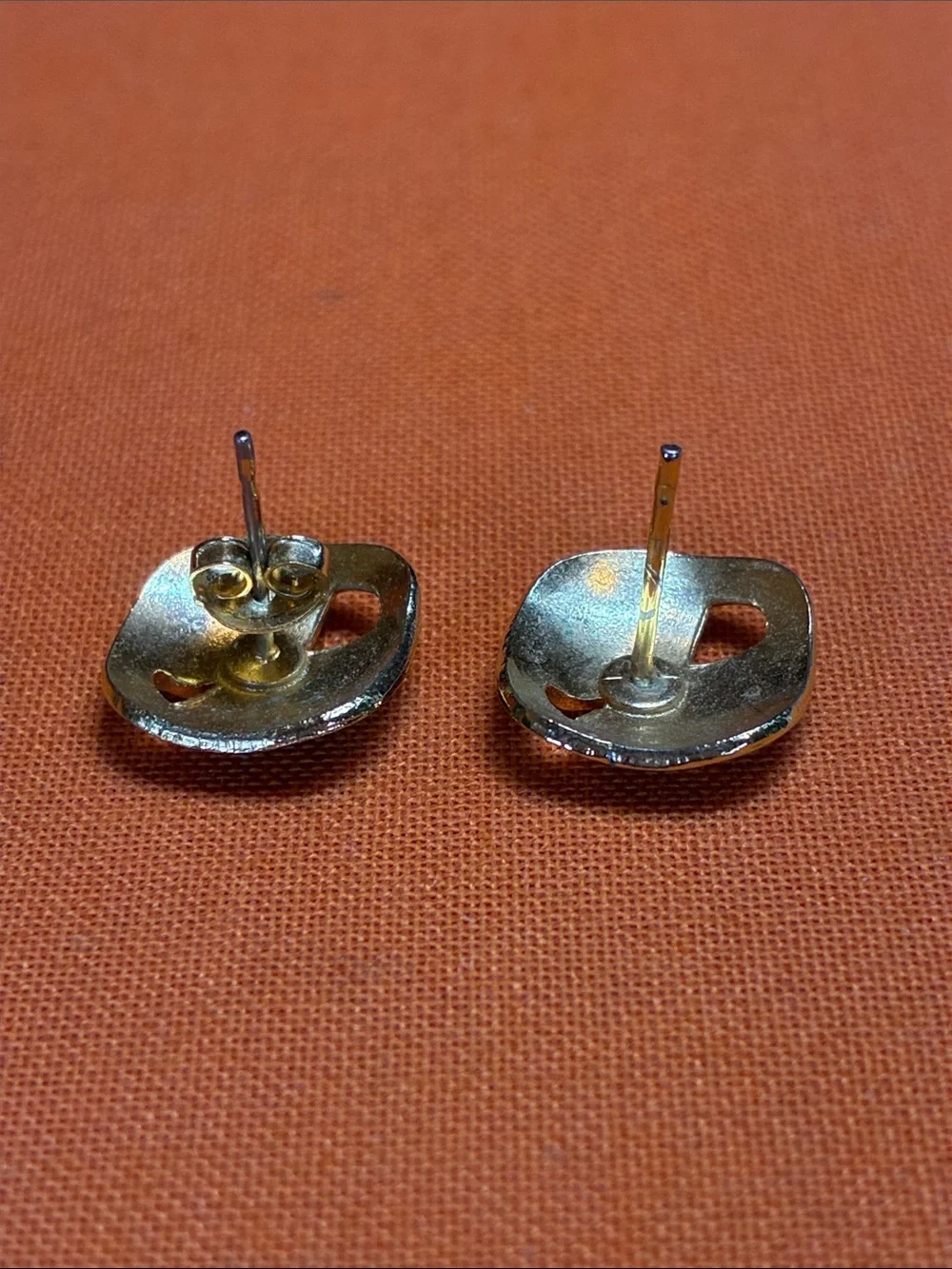 Floral Enamel Stud Earrings in Blue, Pink & Green